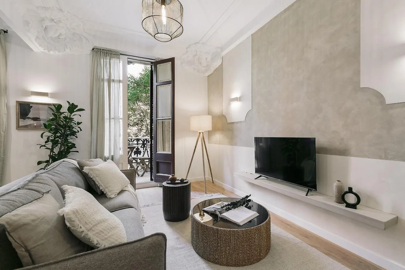 Baia - Studio And Balcony In Eixample Esquerra 바르셀로나